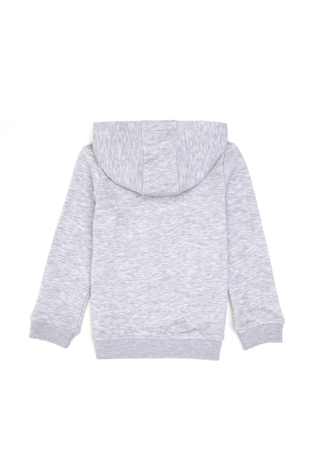 K_z _ocuk A__k Gri Melanj Kap__onlu Fermuarl_ Basic Sweatshirt Sepette S_rpriz _ndirim - U.s. polo assn фото 2