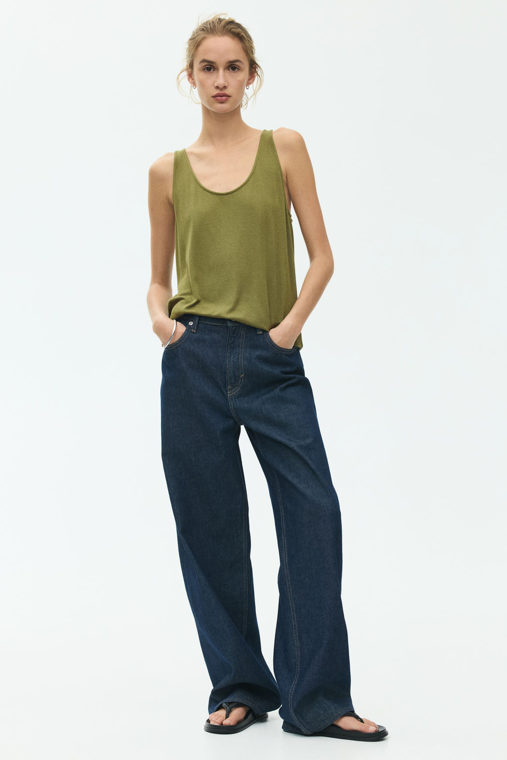 Top con escote en U - H&m фото 4