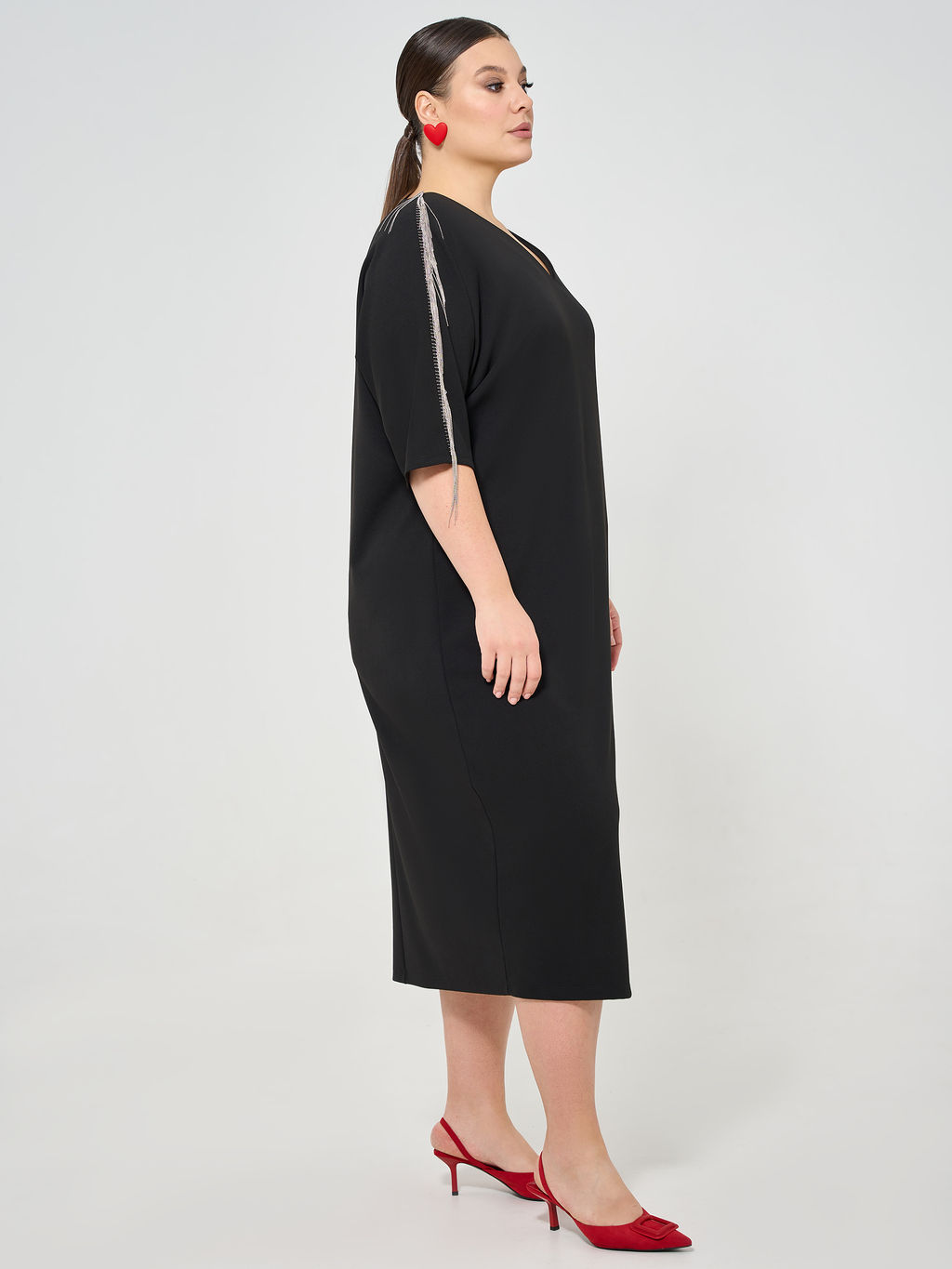 Платье 0349-1п тёмно-синий - Dora фото 45