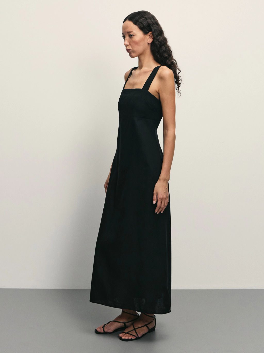 Платье из льна с вискозой / Zarina  фото 4