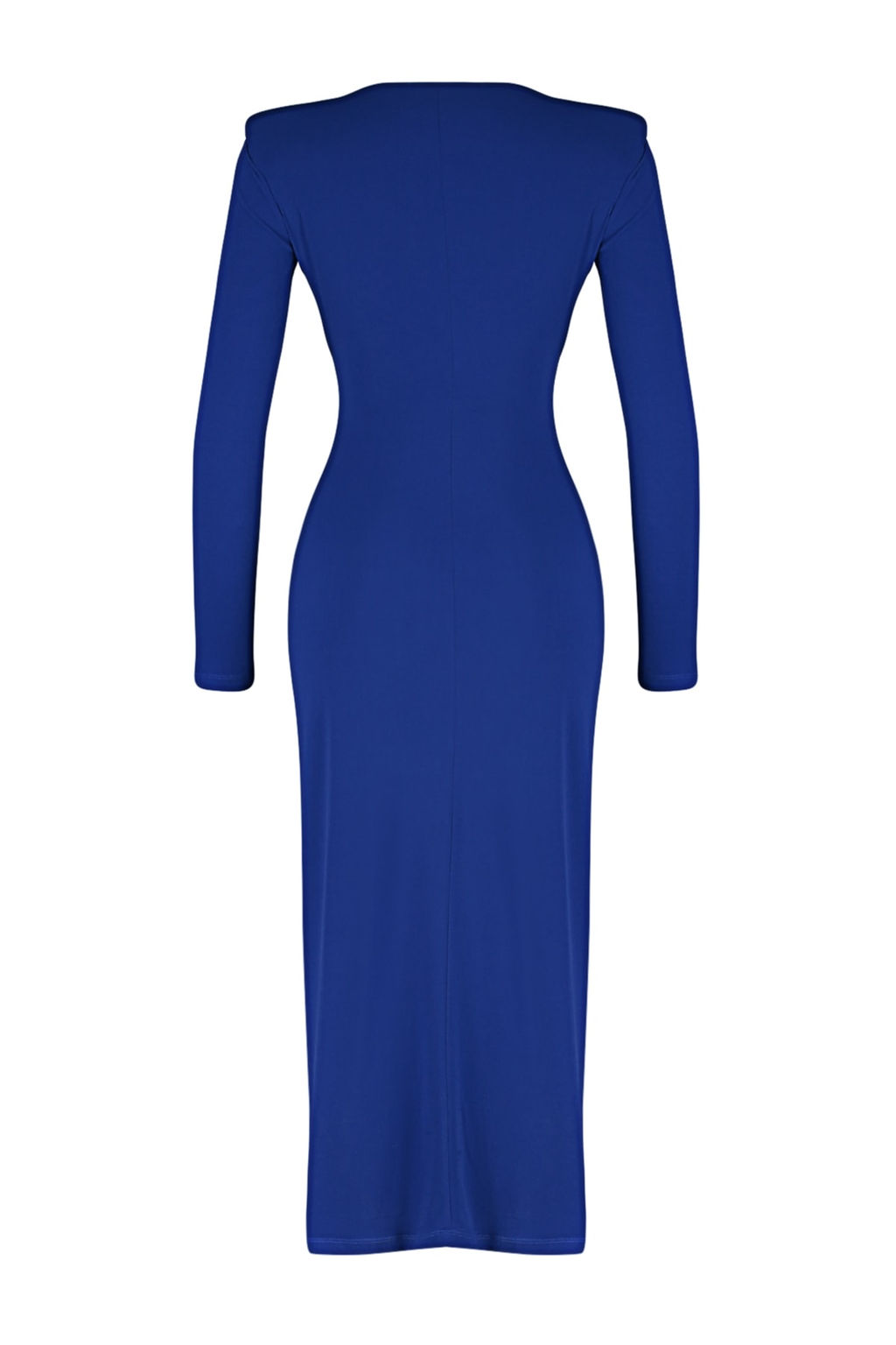 Trendyolmilla Siyah Kruvaze Yaka Cut Out/Pencere Detayl? Orme S?k Abiye Elbise TPRAW23EL00272  фото 33