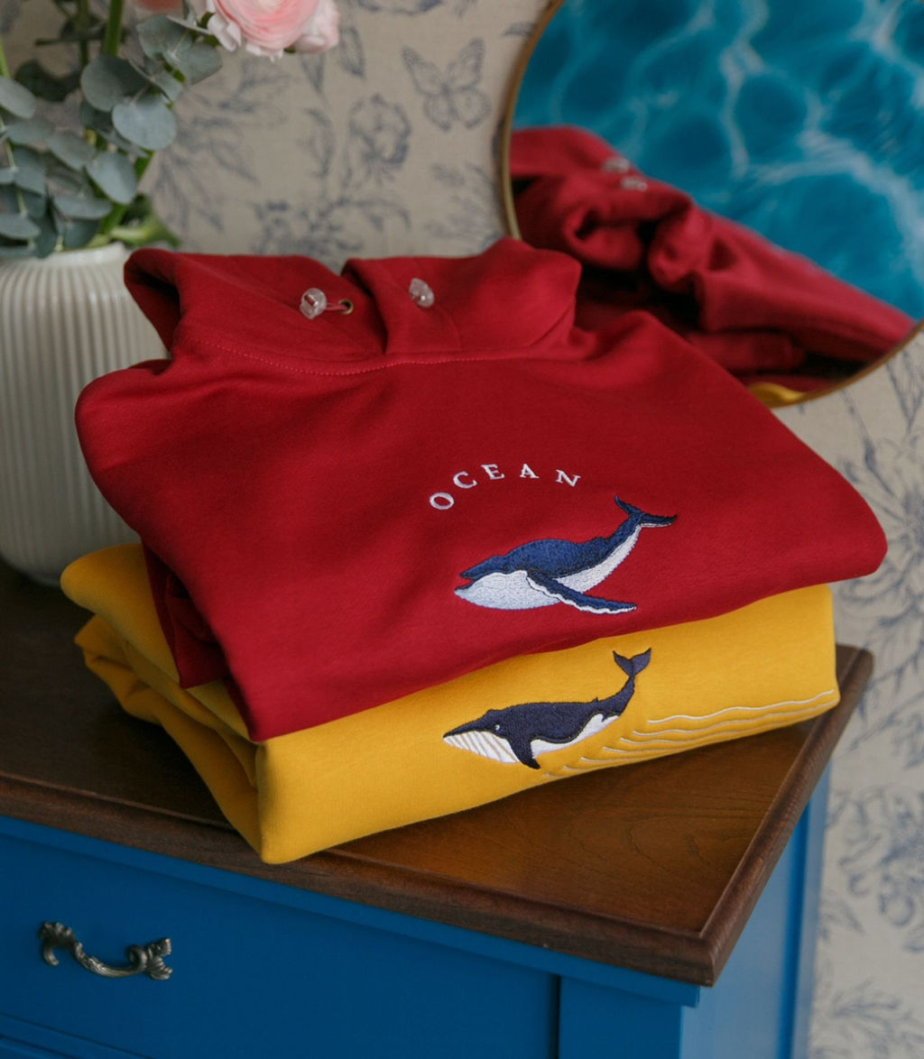 Толстовка женская Ocean Bordo - Captain's mate фото 13