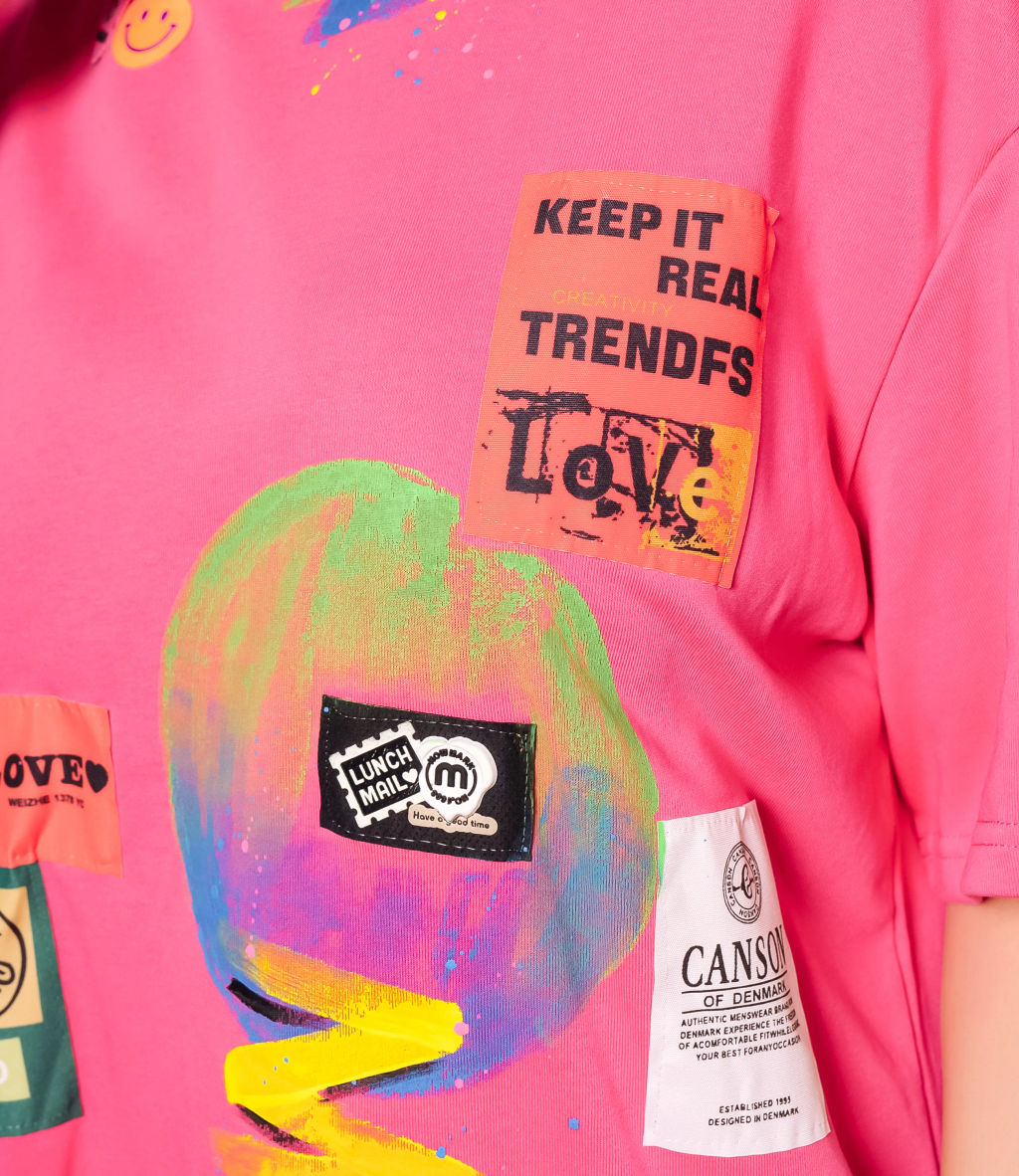 Футболка #КТ8290, фуксия - Dommod фото 5