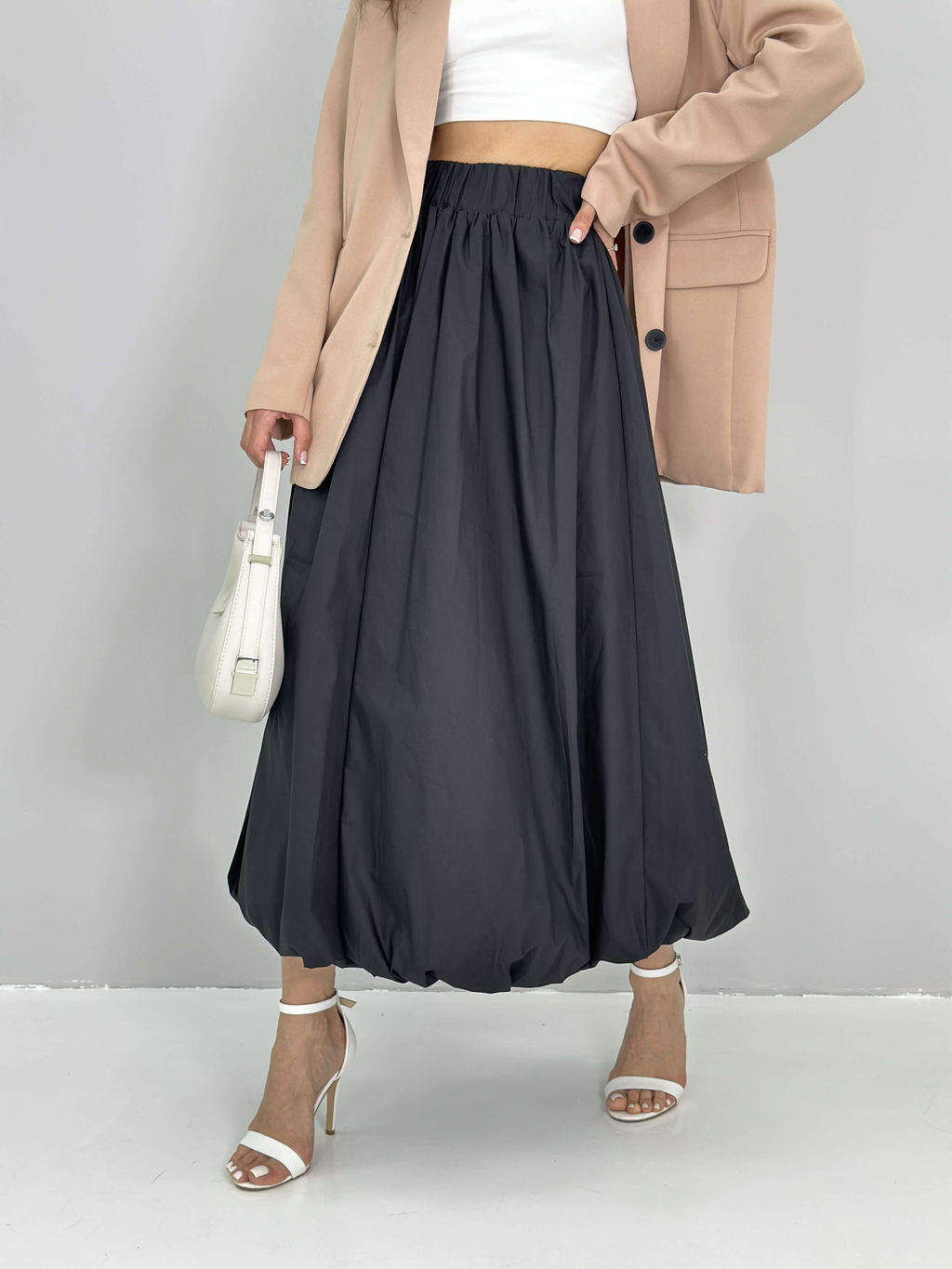 Юбка Агата (черный) - Nadi bordo фото 5