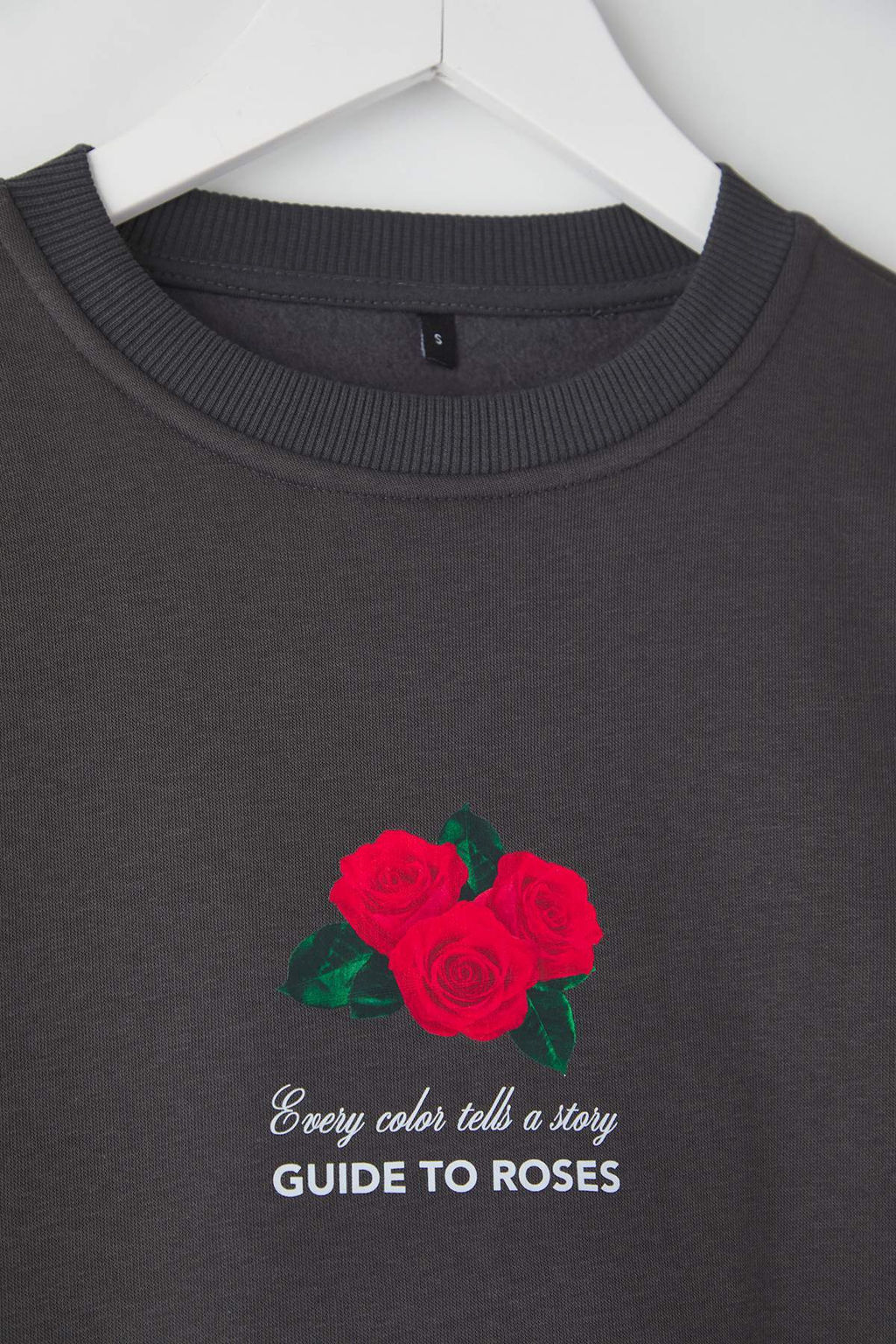 Teen Antrasit Orme Sweatshirt TWOAW26SW00063 - Trendyolmilla фото 8