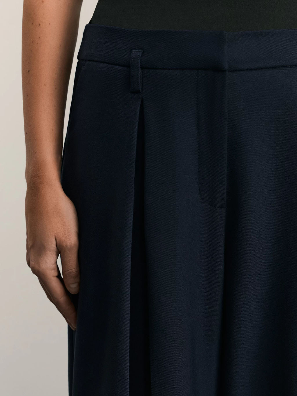 Широкие брюки с вискозой в составе / Zarina  фото 5