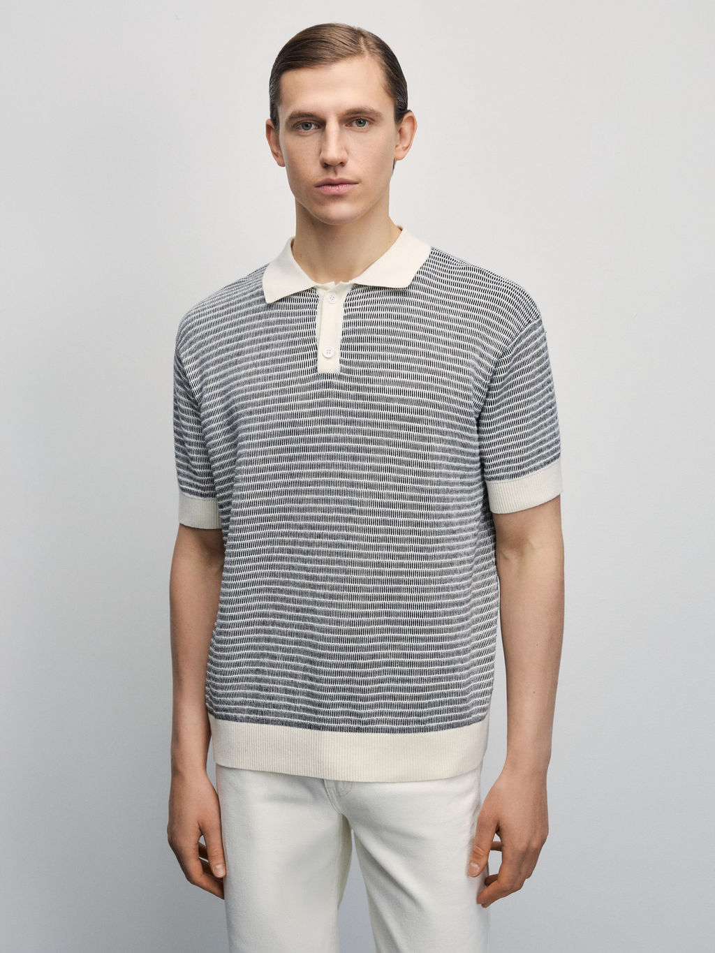 Вязаное поло / Zarina  фото 3