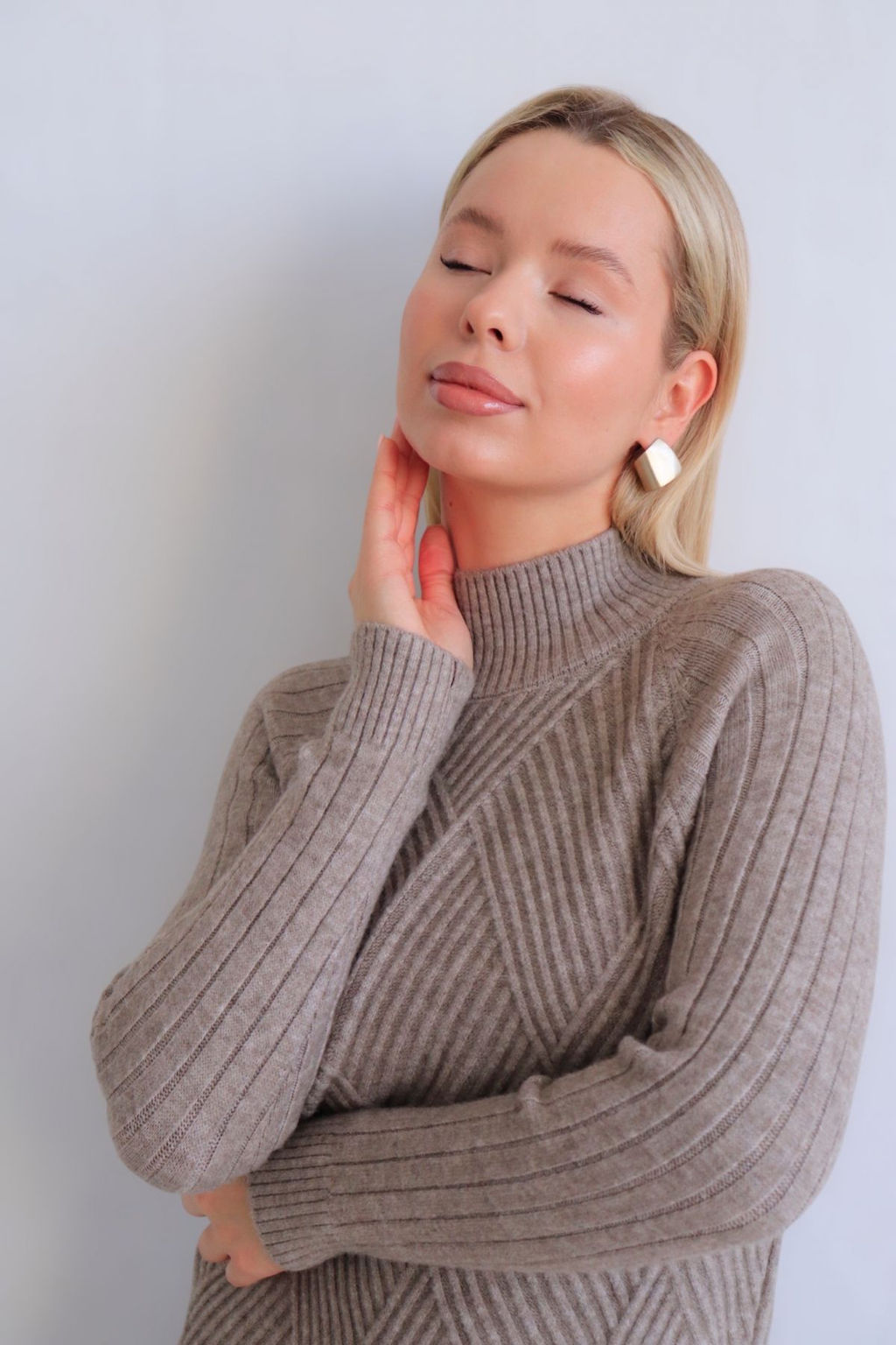 Martichelli Платье вязаное тауп  фото 3