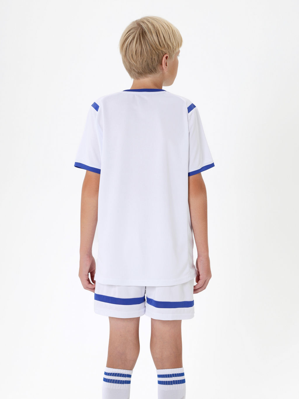 Детская футбольная форма FN Spirit Kid (White/Blue)