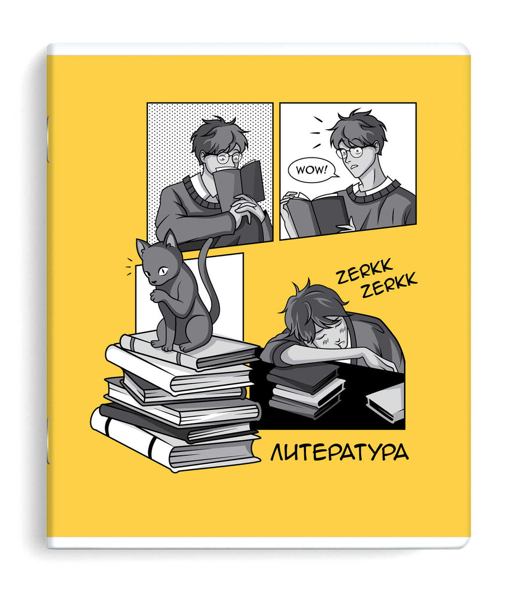 Тетрадь предметная арт. 63431/50 "АНИМЕ" ЛИТЕРАТУРА