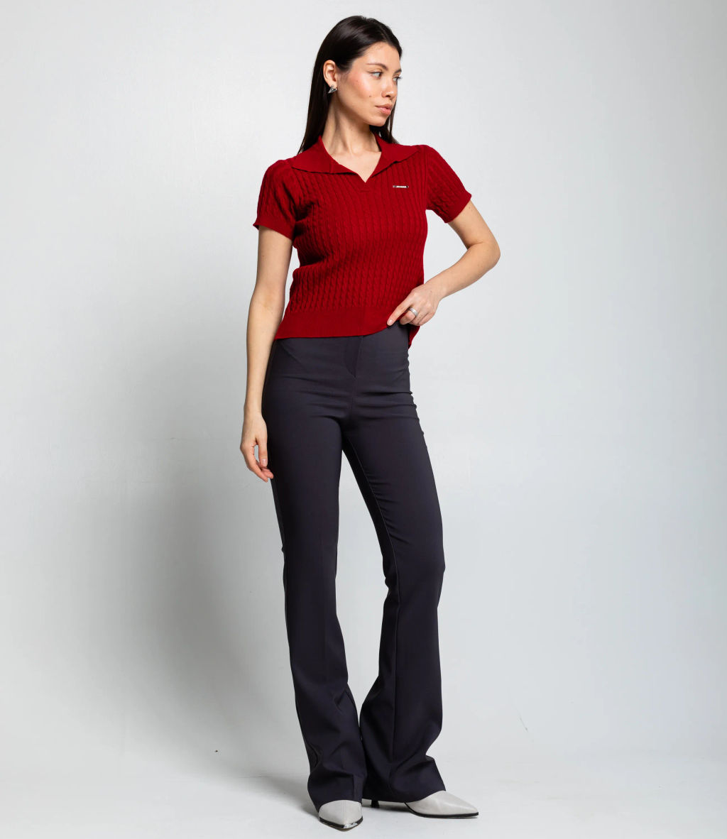 Футболка #КТ933 (3), тёмно-красный - Dommod фото 4