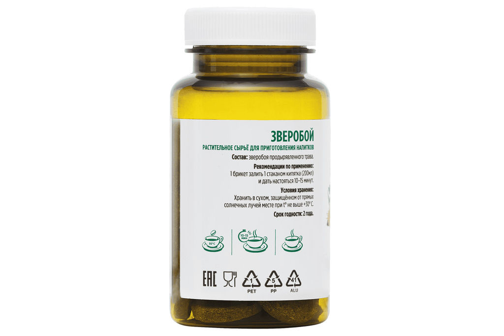 БАД в монобрикетах Зверобой Алфит 6604  фото 2