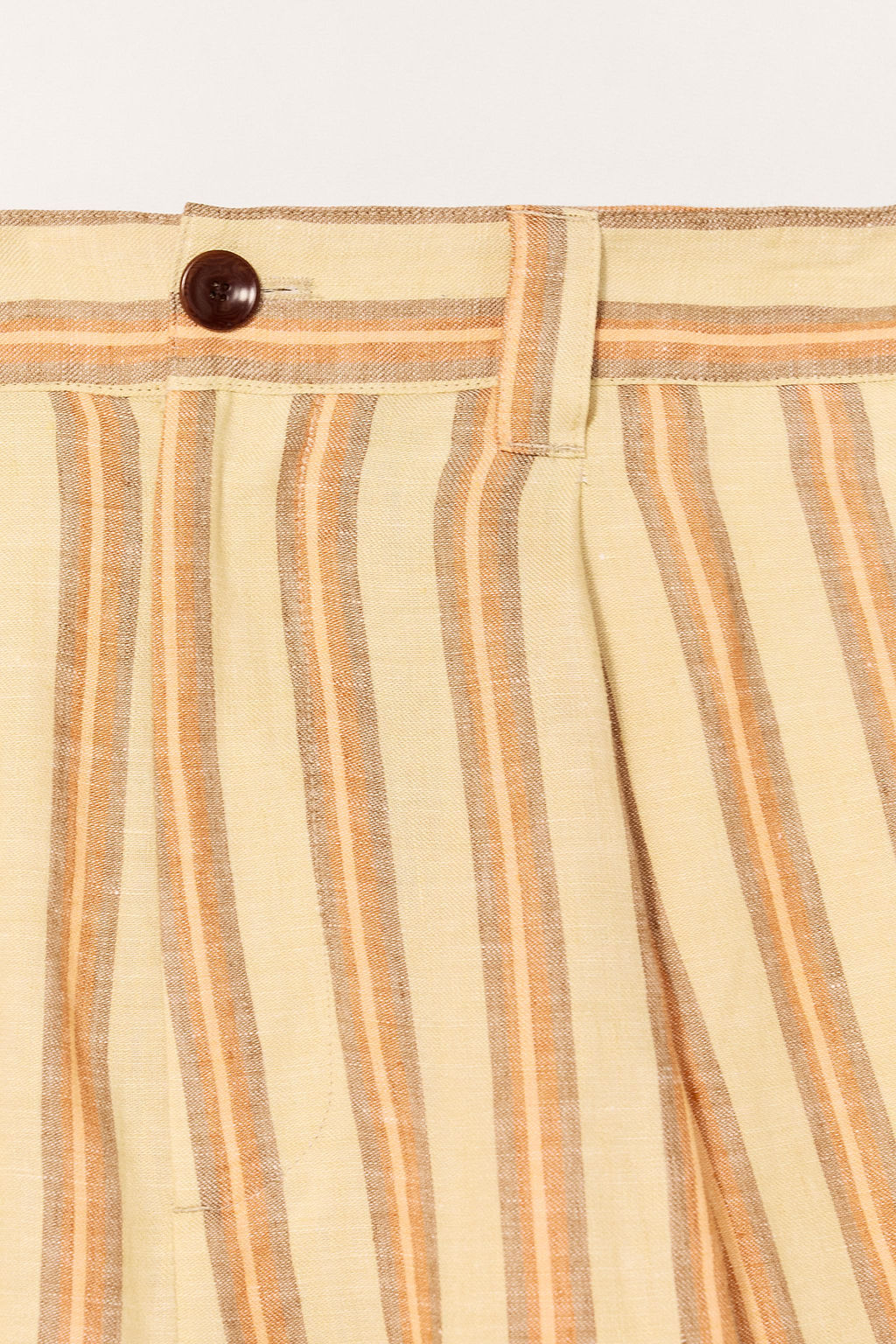 LIMITED EDITION STRIPED LINEN BERMUDA SHORTS - Zara фото 14