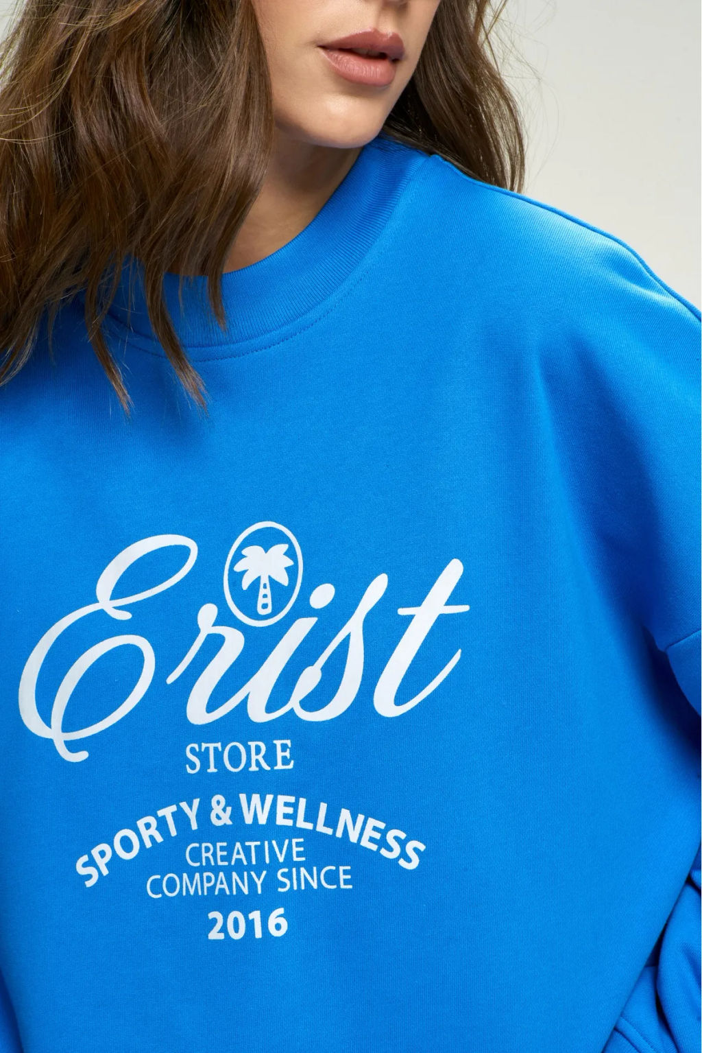 Свитшот Wellness Electric Blue - Erist store фото 5