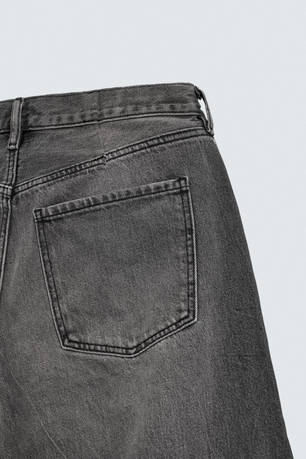 JEANS RELAXED BARREL FIT PINZAS / Gris - Zara фото 11