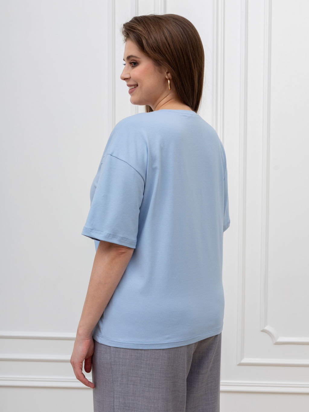 Футболка Искра-1 из хлопка с лайкрой - Виотекс фото 18