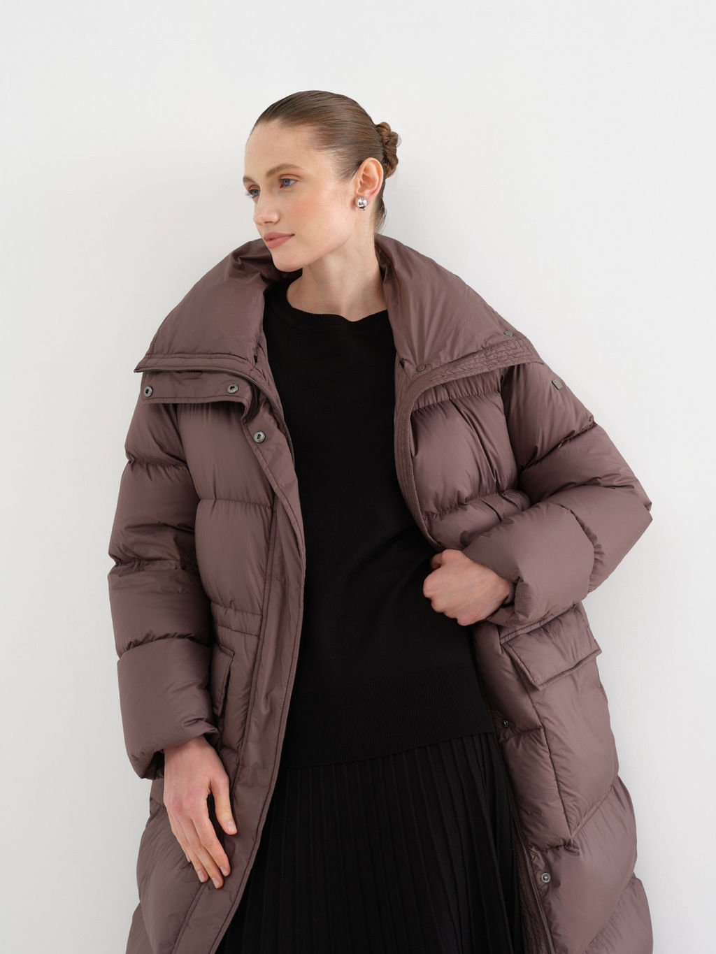 Conso/WDLF 230524 - cappuccino Пуховое пальто  фото 5