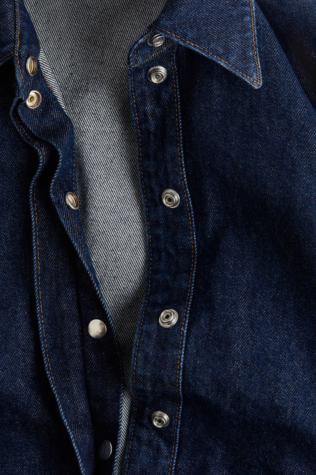 Camisa denim con hombreras - H&m фото 4