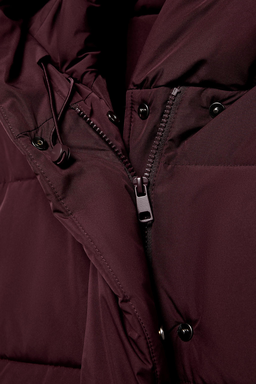 SHORT WATER-REPELLENT WINDPROOF HOODED ANORAK - Zara фото 11