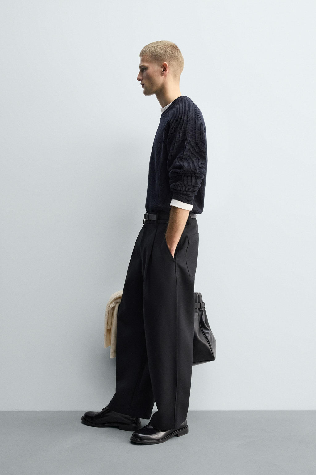 TEXTURED BOXY FIT JUMPER - Zara фото 4