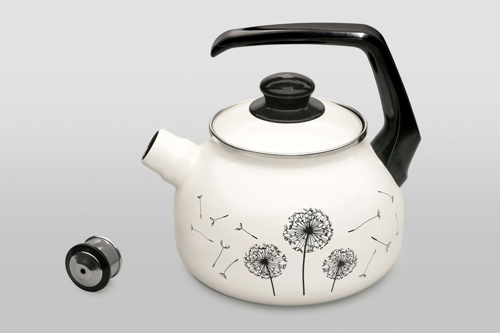 ЧАЙНИК СО СВИСТКОМ, БАКЕЛИТОВОЙ РУЧКОЙ ОДУВАНЧИК 2,5 Л - Metrot фото 2
