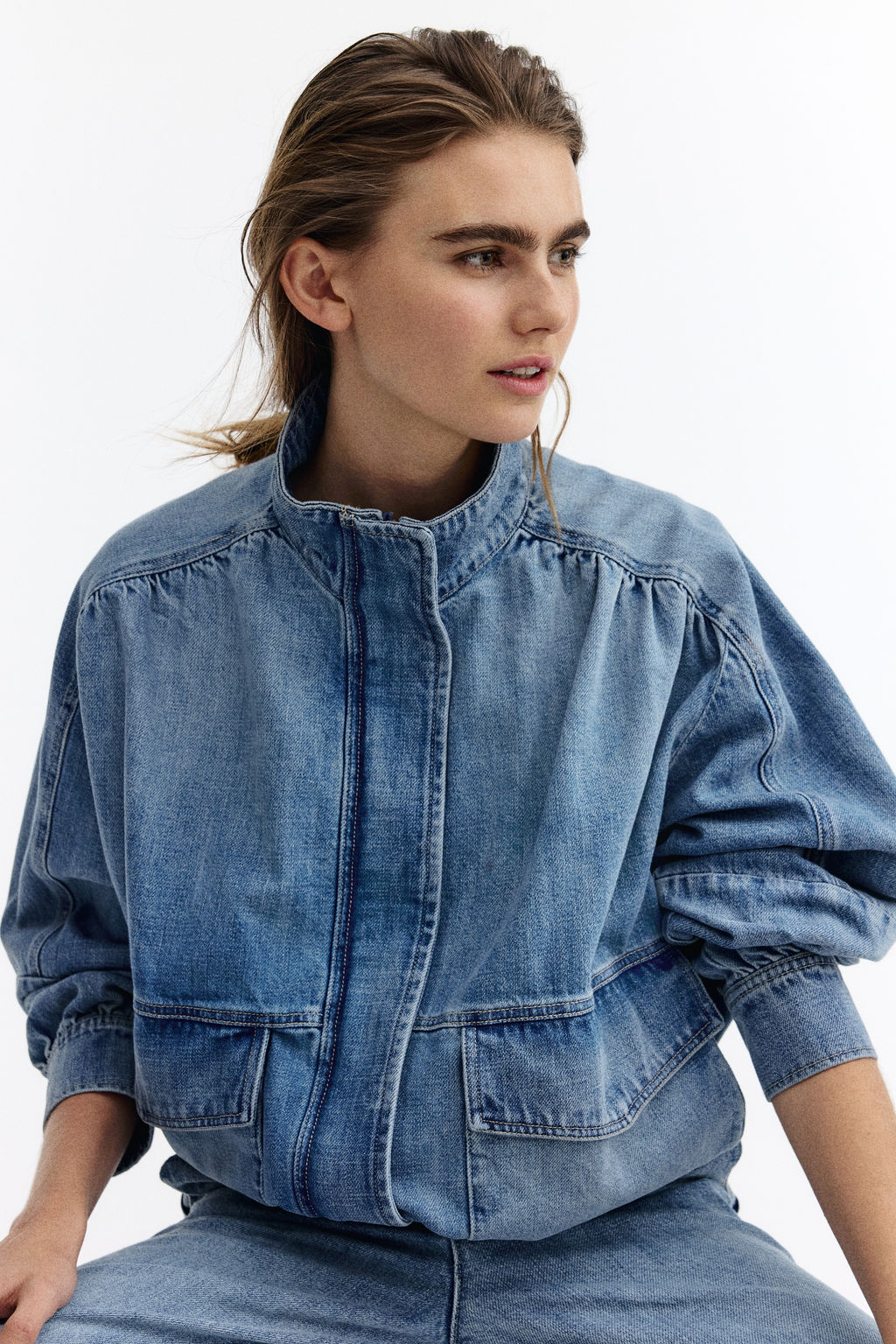 Chaqueta denim oversize - H&m фото 4