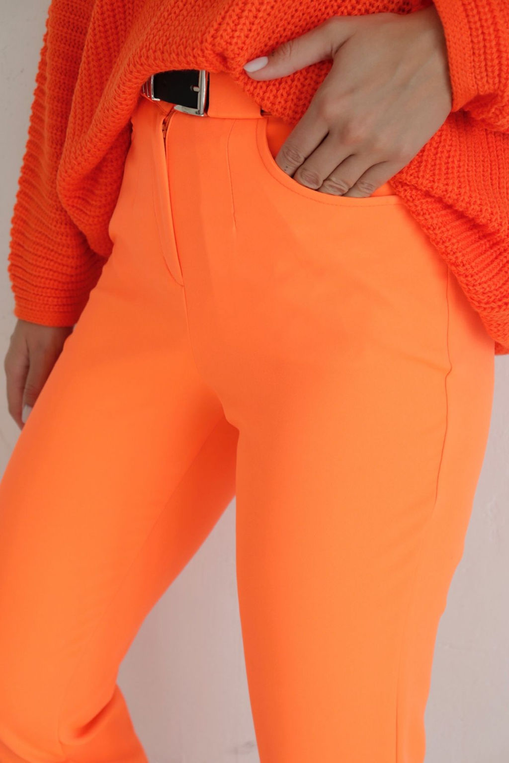 10143 Брюки-дудочки коралловые - Martichelli фото 3