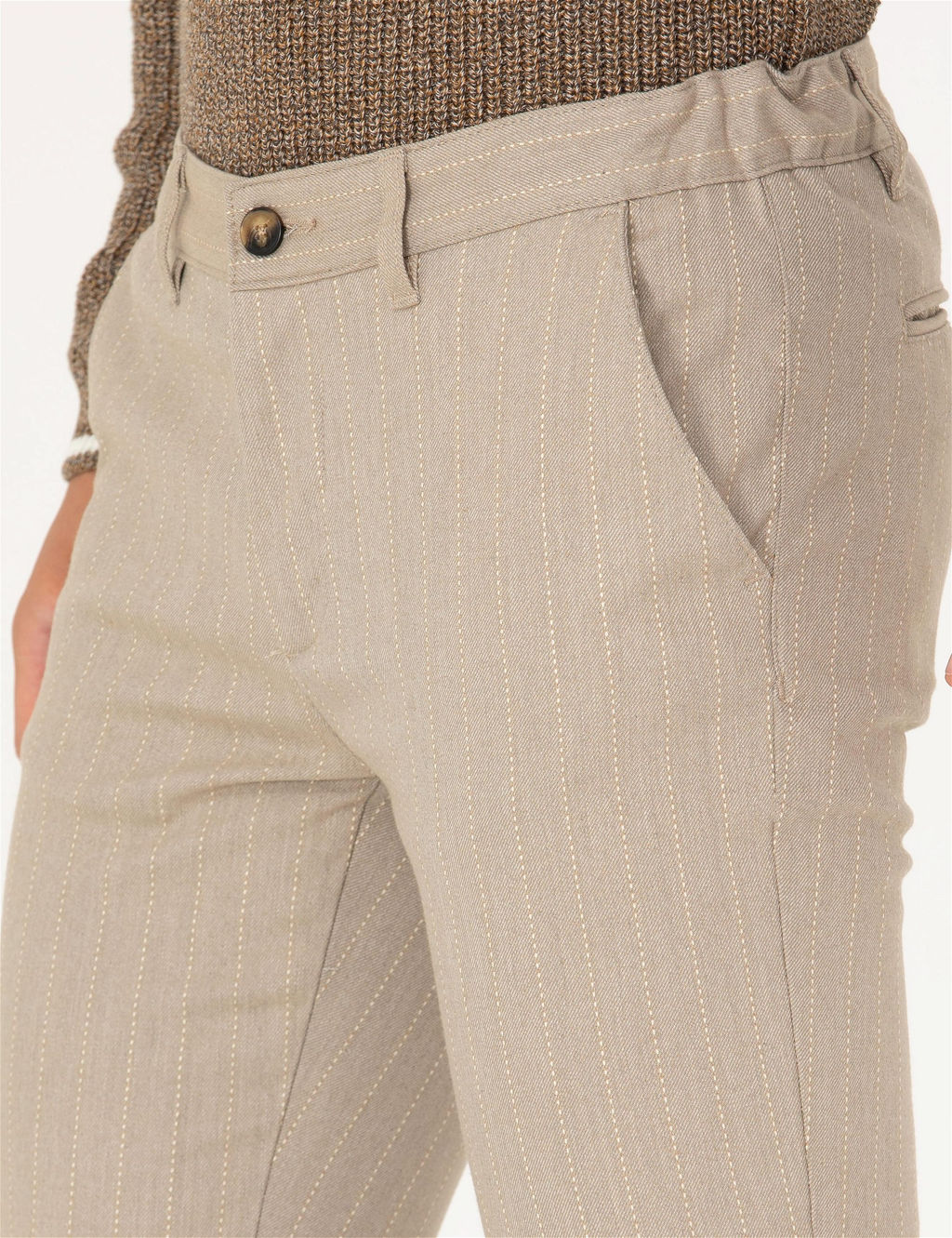 Vizon Slim Fit Kanvas Pantolon