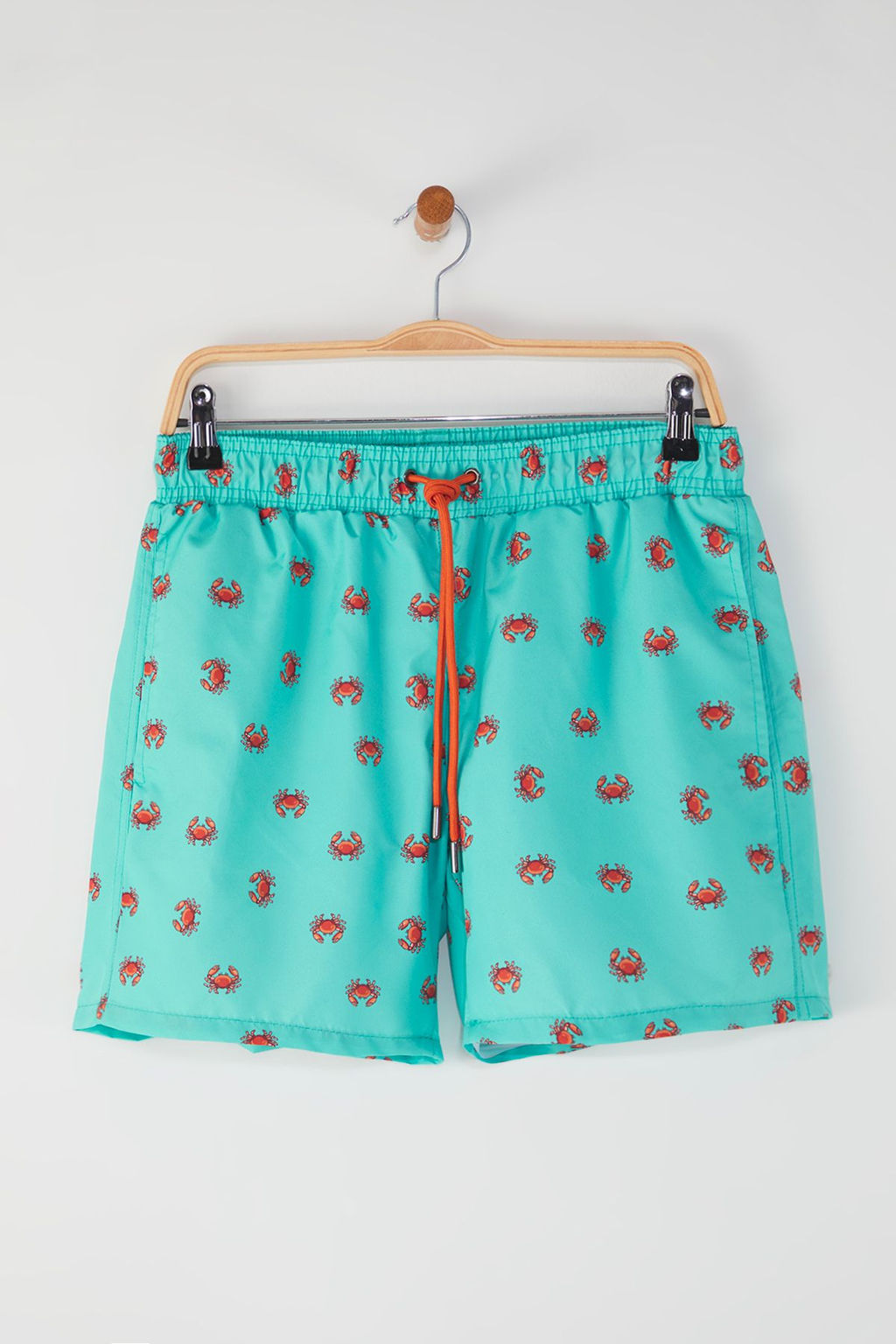 TRENDYOL MAN Lacivert Standart Fit Yengec Desenli Deniz Sortu TMNSS24DS00006 - Trendyolmilla фото 5