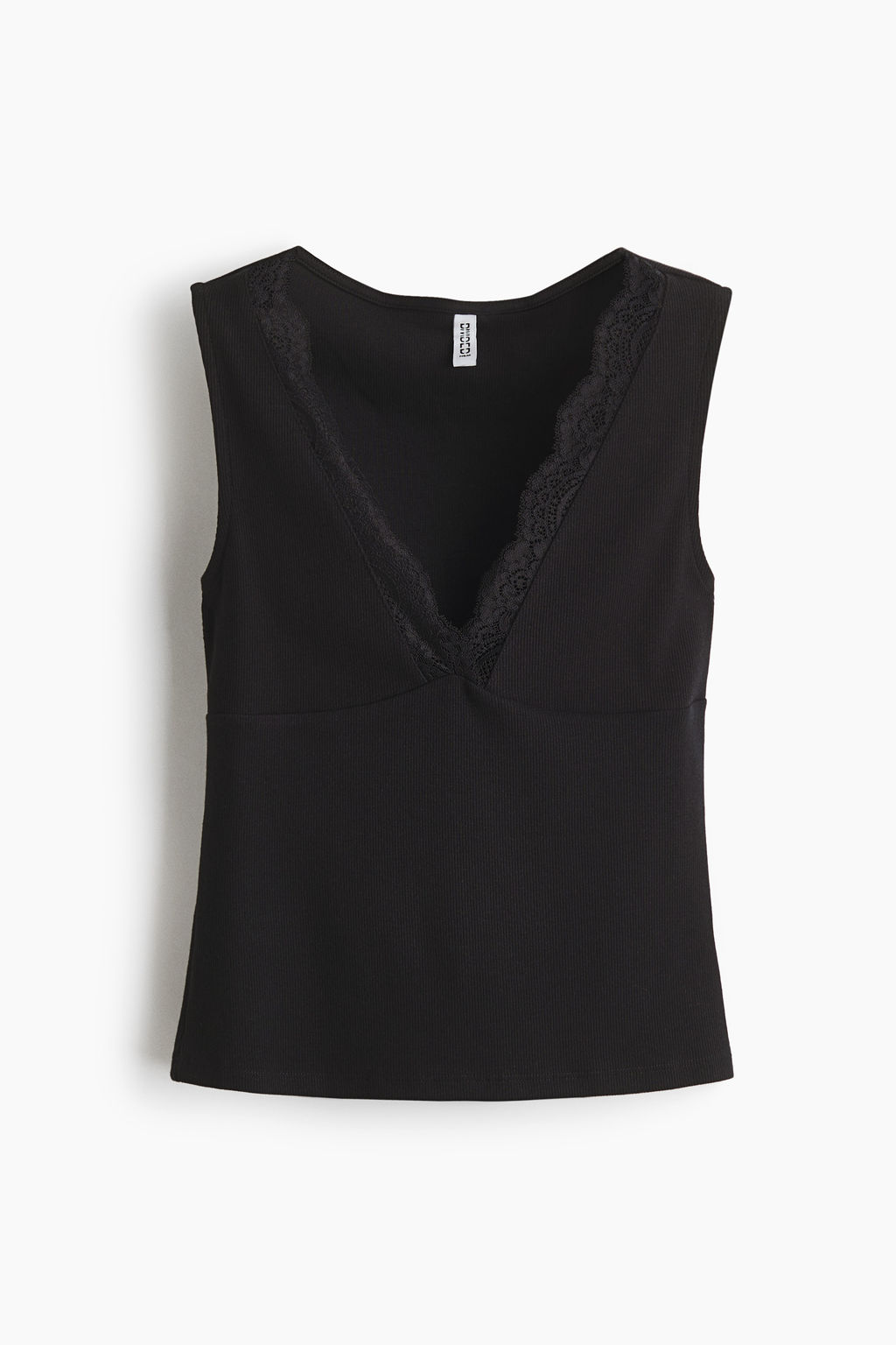 Top con ribete de encaje - H&m фото 2