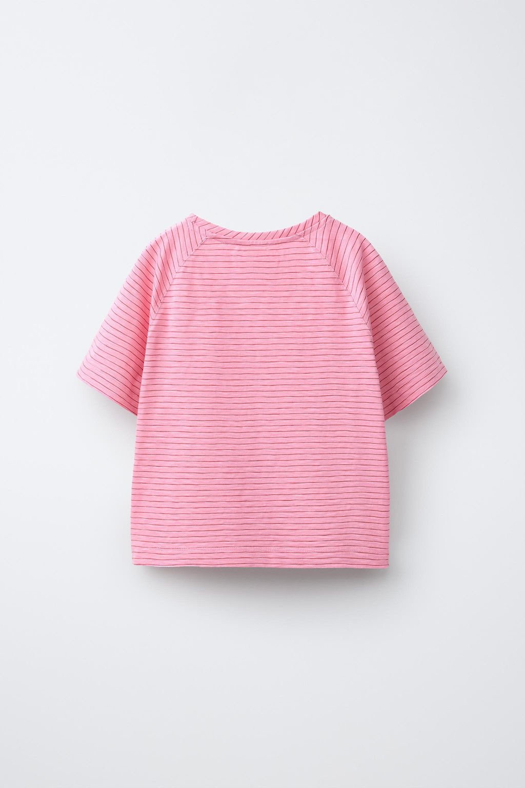 CAMISETA RAYAS MANGA RANGL?N / Rosa - Zara фото 2