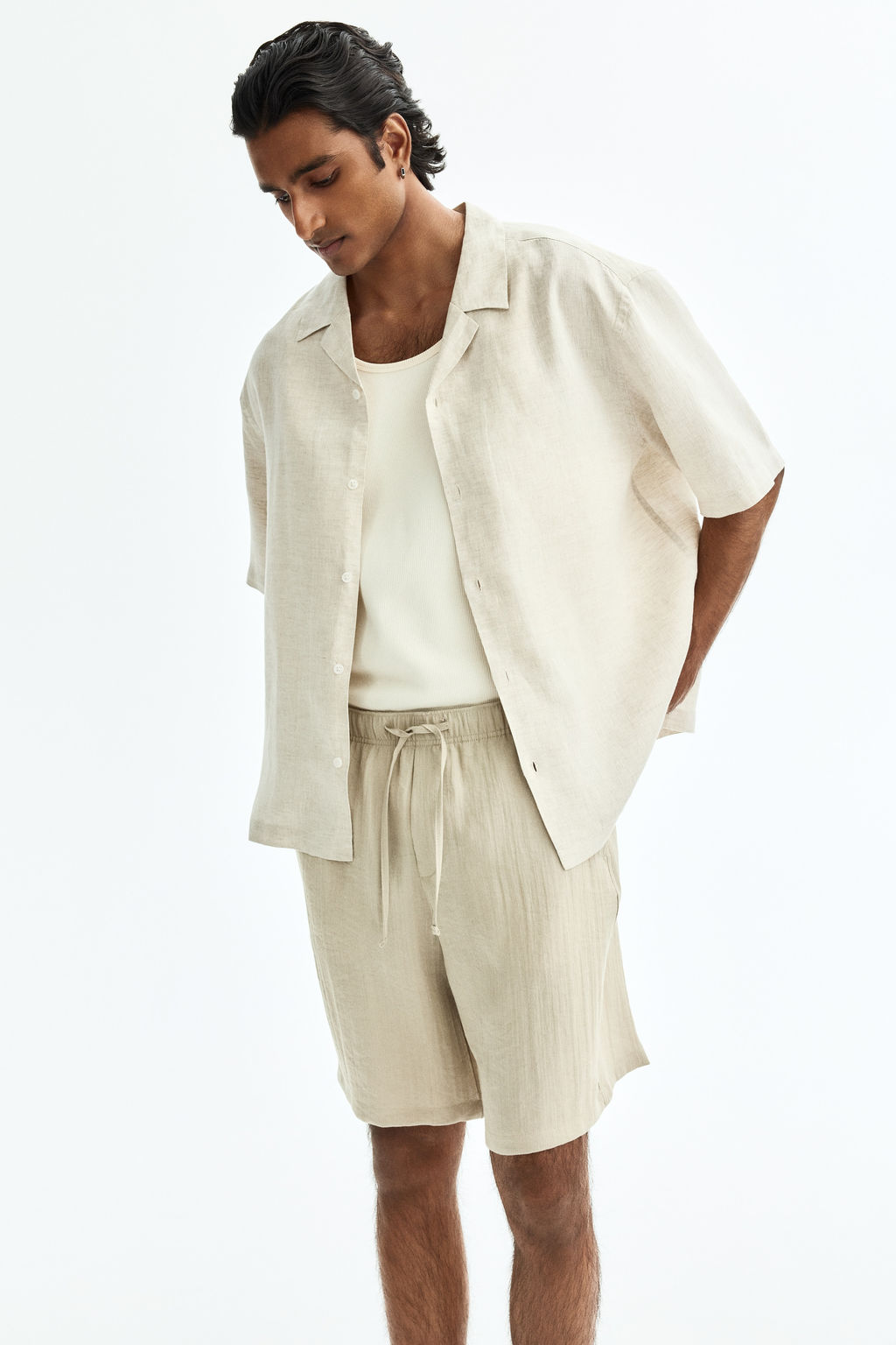 Pantal?n corto Loose Fit - H&m фото 10