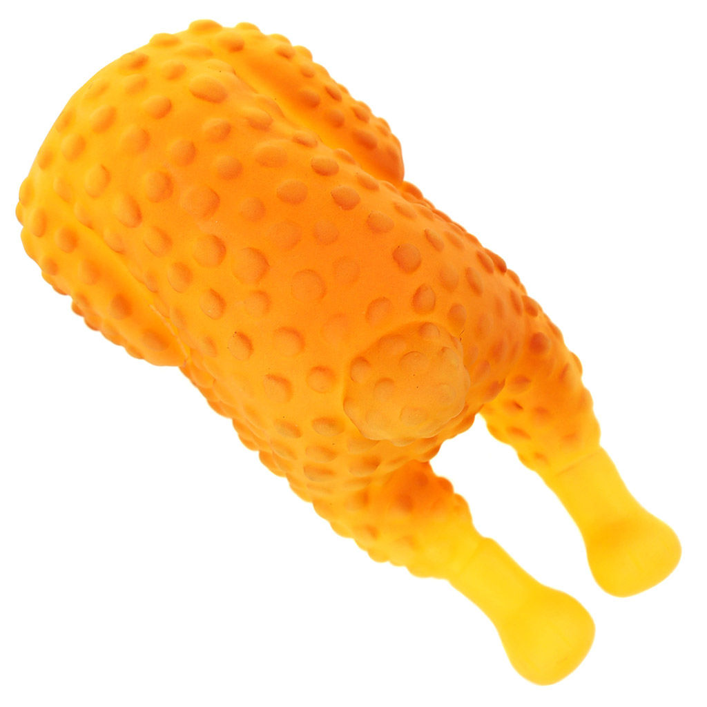 Игрушка для собаки Кура 14х7,5х7,5см, с пищалкой, ПВХ, на картоне (Китай) - Pet toys фото 2