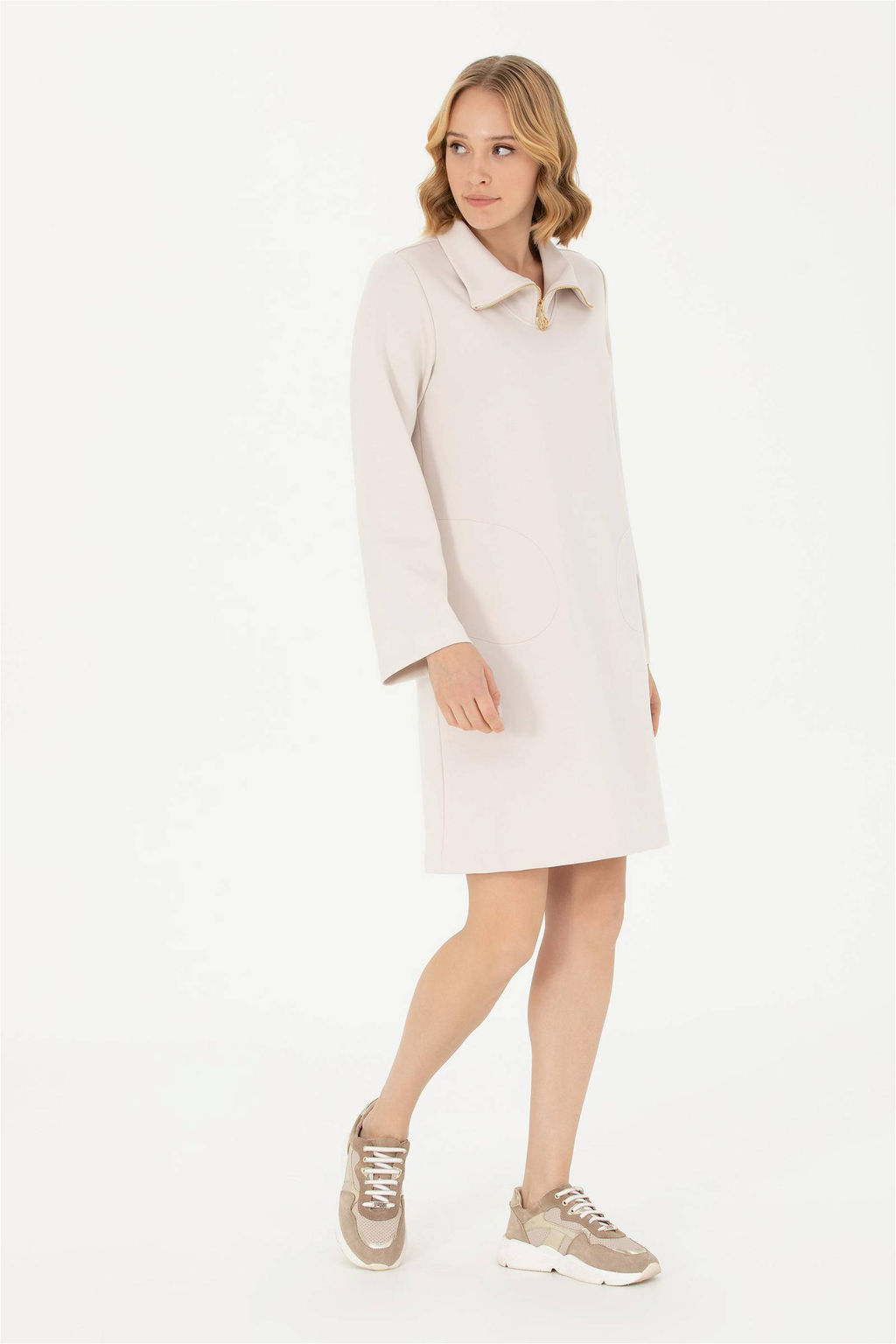 U. S. Polo Assn Женское трикотажное платье с камнями - U.s. polo assn фото 4