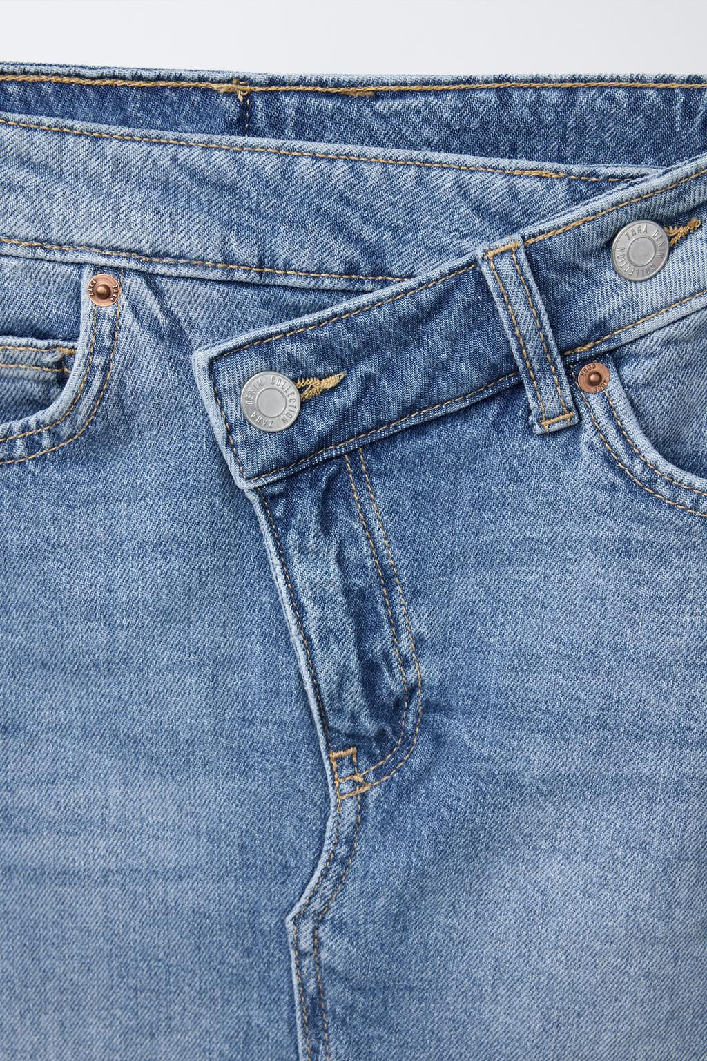 DENIM MIDI SKIRT - Zara фото 4