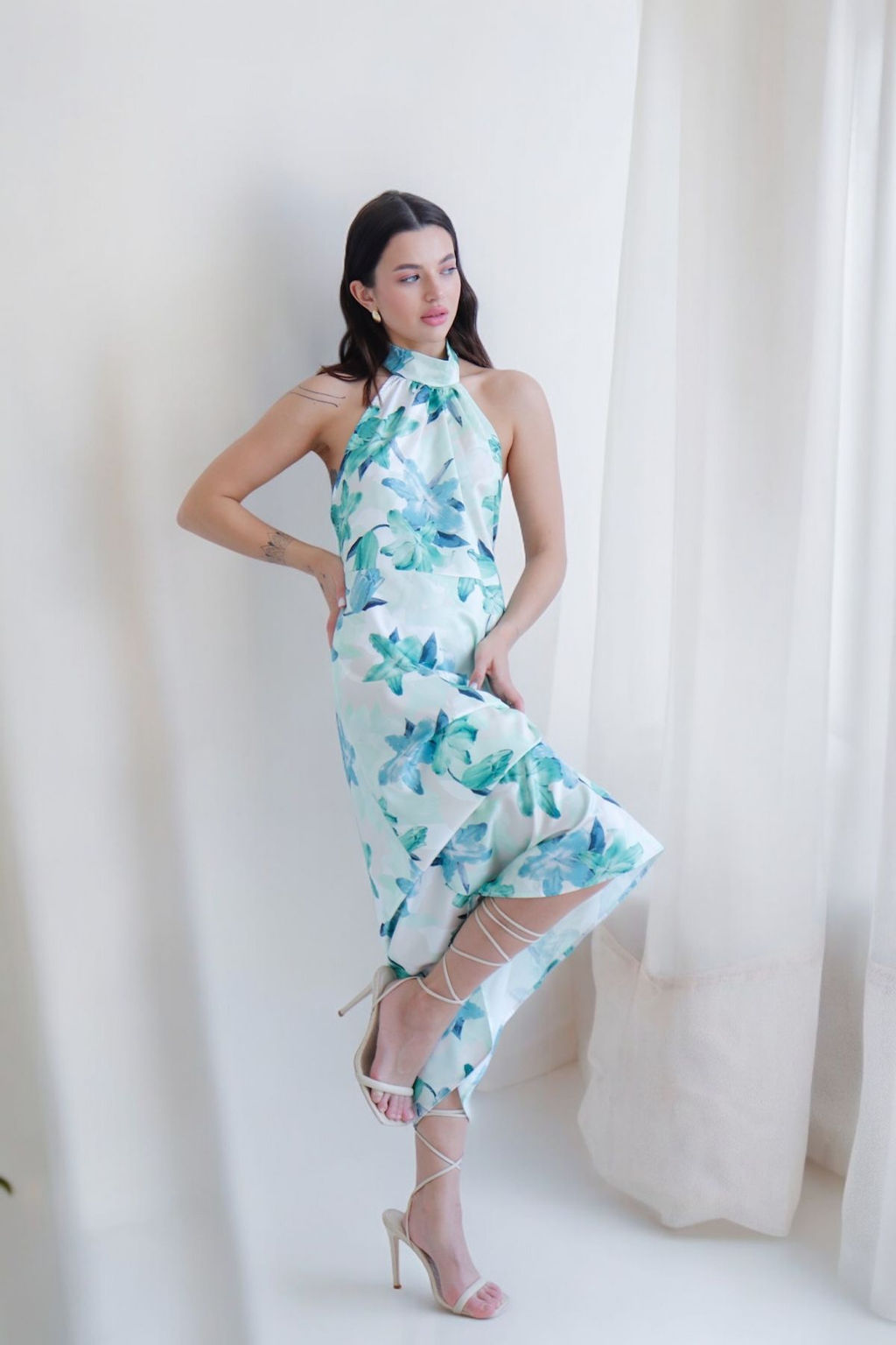 Martichelli Платье летнее с цветочным принтом  фото 5