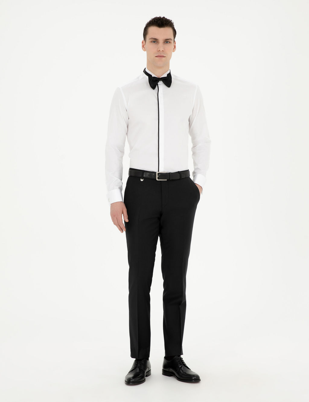 Beyaz Slim Fit Smokin G_mlek