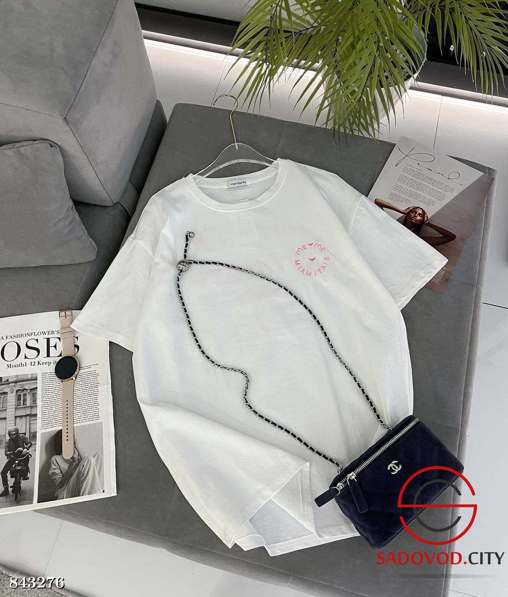 Футболка женская из хлопка