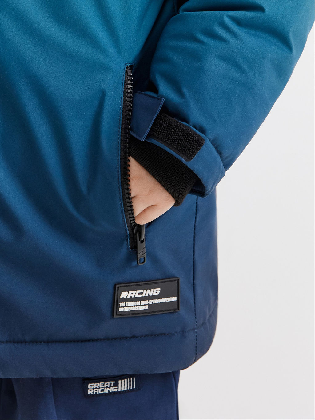 ACOOLA / Куртка детская для мальчиков San бирюзовый  фото 7