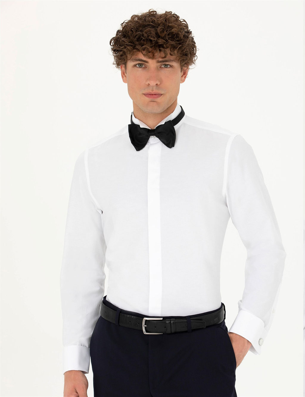 Beyaz Slim Fit Smokin G_mlek - Pierre cardin фото 3