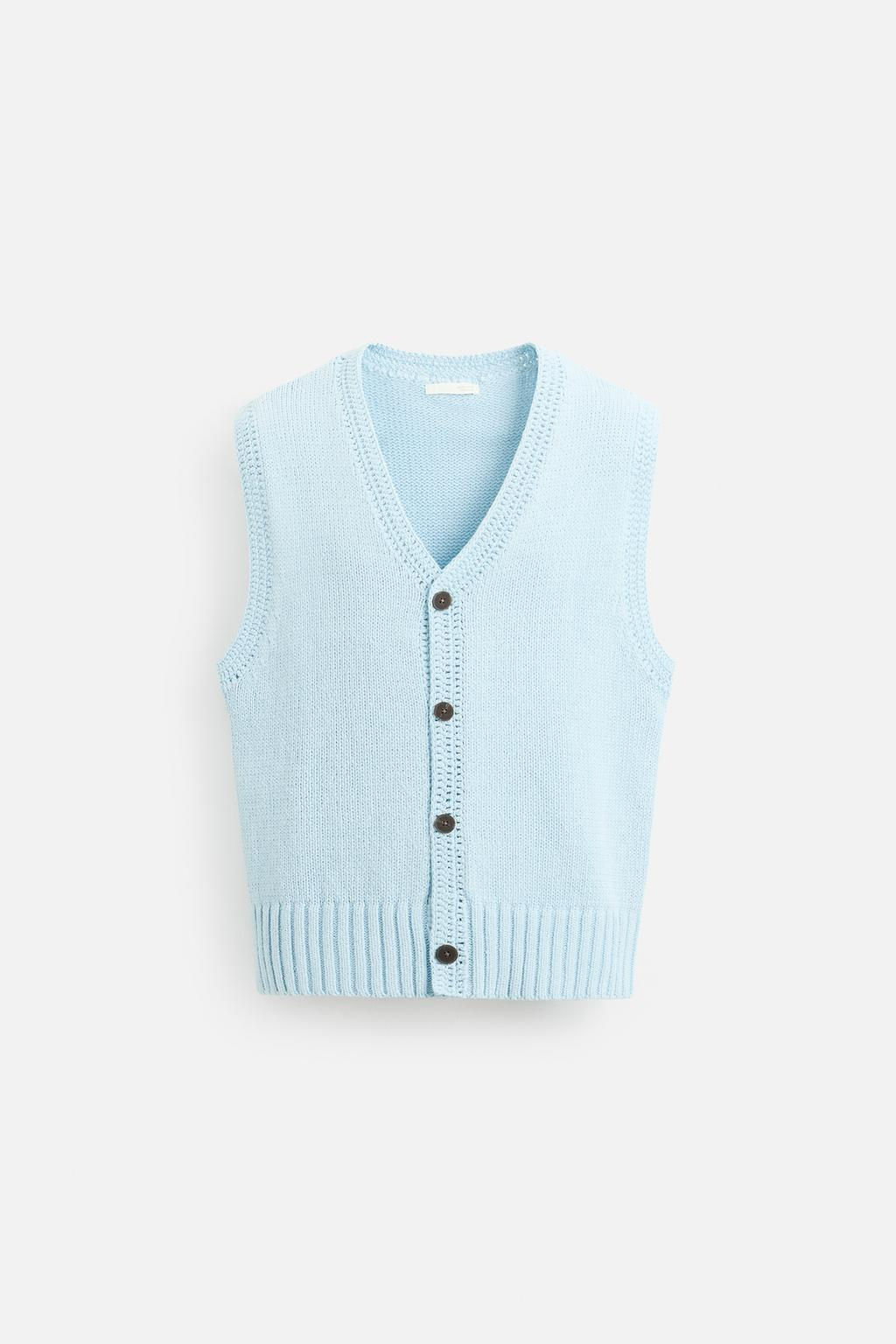 KNITTED WAISTCOAT - Zara фото 6