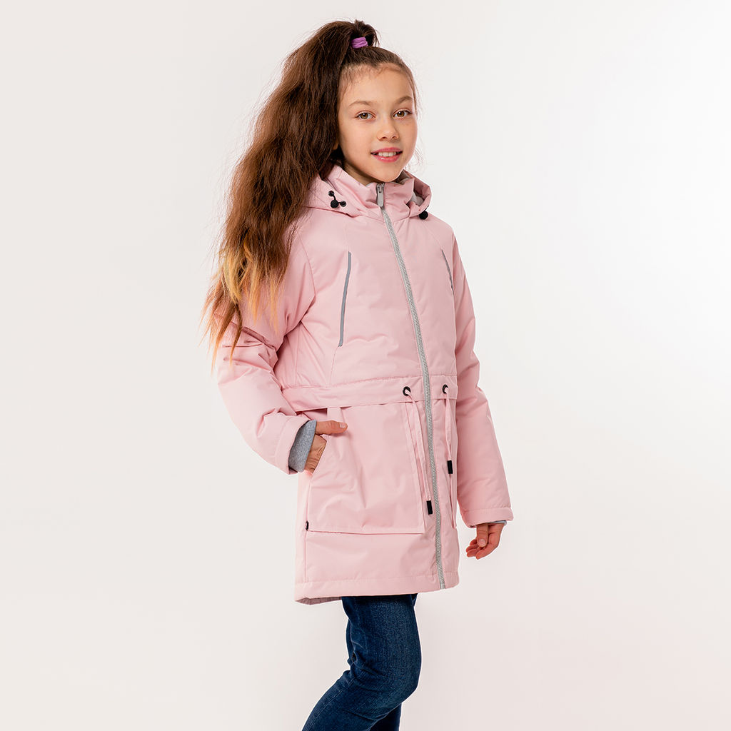 RODOS Куртка для девочки мембрана демисезон М-273 Голубой  фото 11