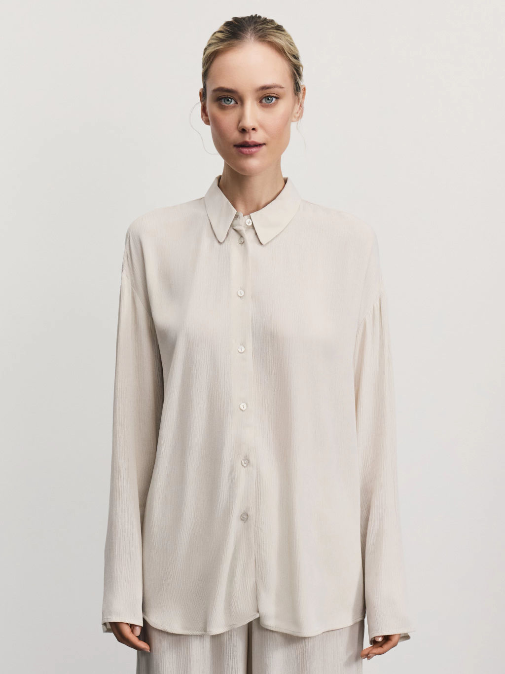 Блузка из фактурной вискозы / Zarina  фото 3