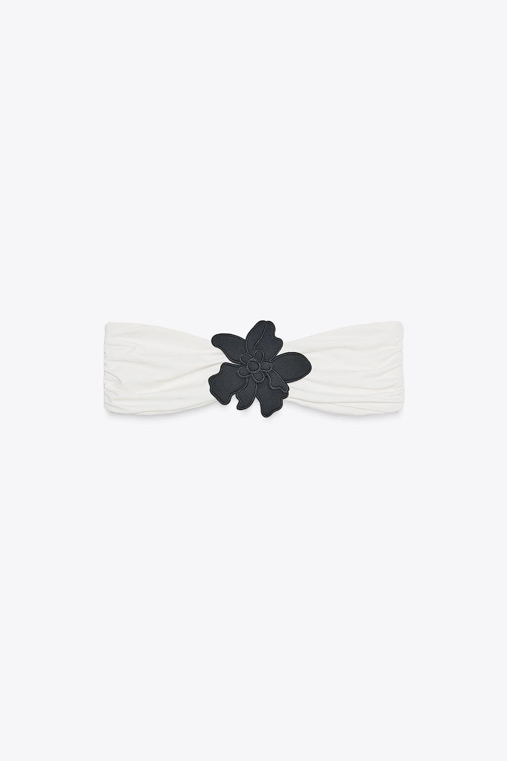 FLORAL BANDEAU BIKINI TOP - Zara фото 9