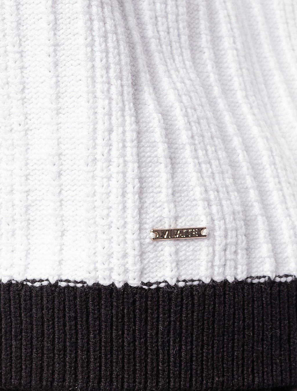 VILATTE / Жакет фактурной вязки с золотистыми пуговицами