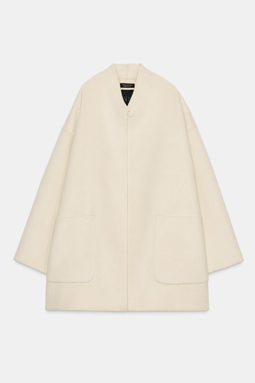 WOOL BLEND CAPE COAT ZW COLLECTION - Zara фото 8