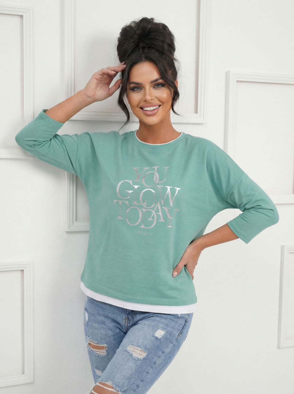 Лонгслив Хлопок 95%, лайкра 5%. Вегас - Ивассорти фото 3