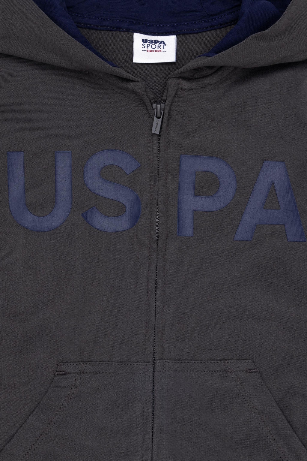 U. S. Polo Assn / Базовый свитшот для мальчика антрацитового цвета - U.s. polo assn фото 3