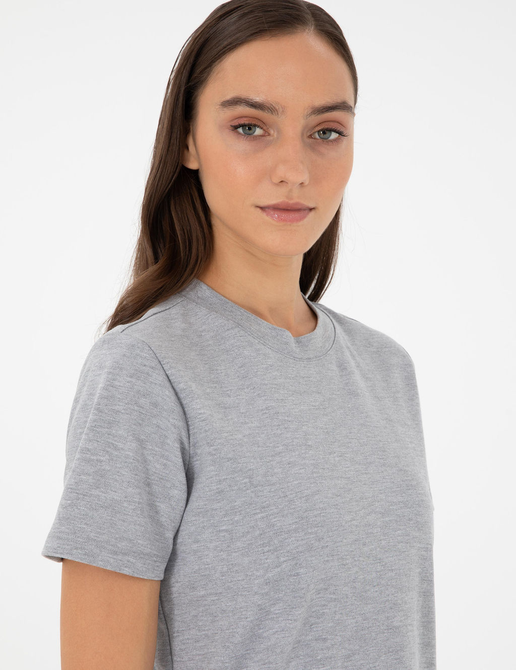 Gri Melanj Slim Fit Ti__rt - Pierre cardin фото 2