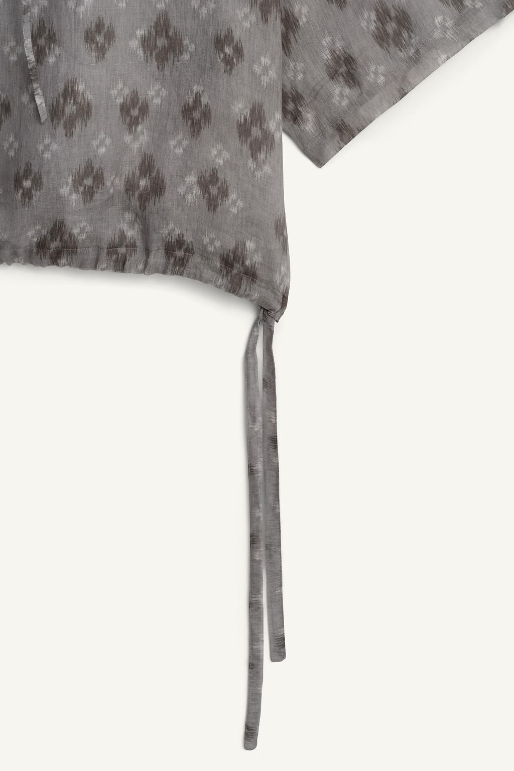 CAMISA POLO BOXY FIT 100% RAMIO / Estampado - Zara фото 7